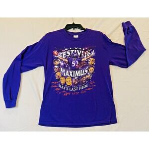 Baltimore Ravens Medium T Shirt Rays Last Ride NFL Football Y2K Festivus Maximus